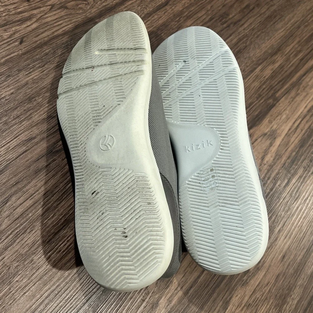 Kizik Madrid Eco Knit Gray Comfort Walking Shoes Men's Size 12 Women's 13.5